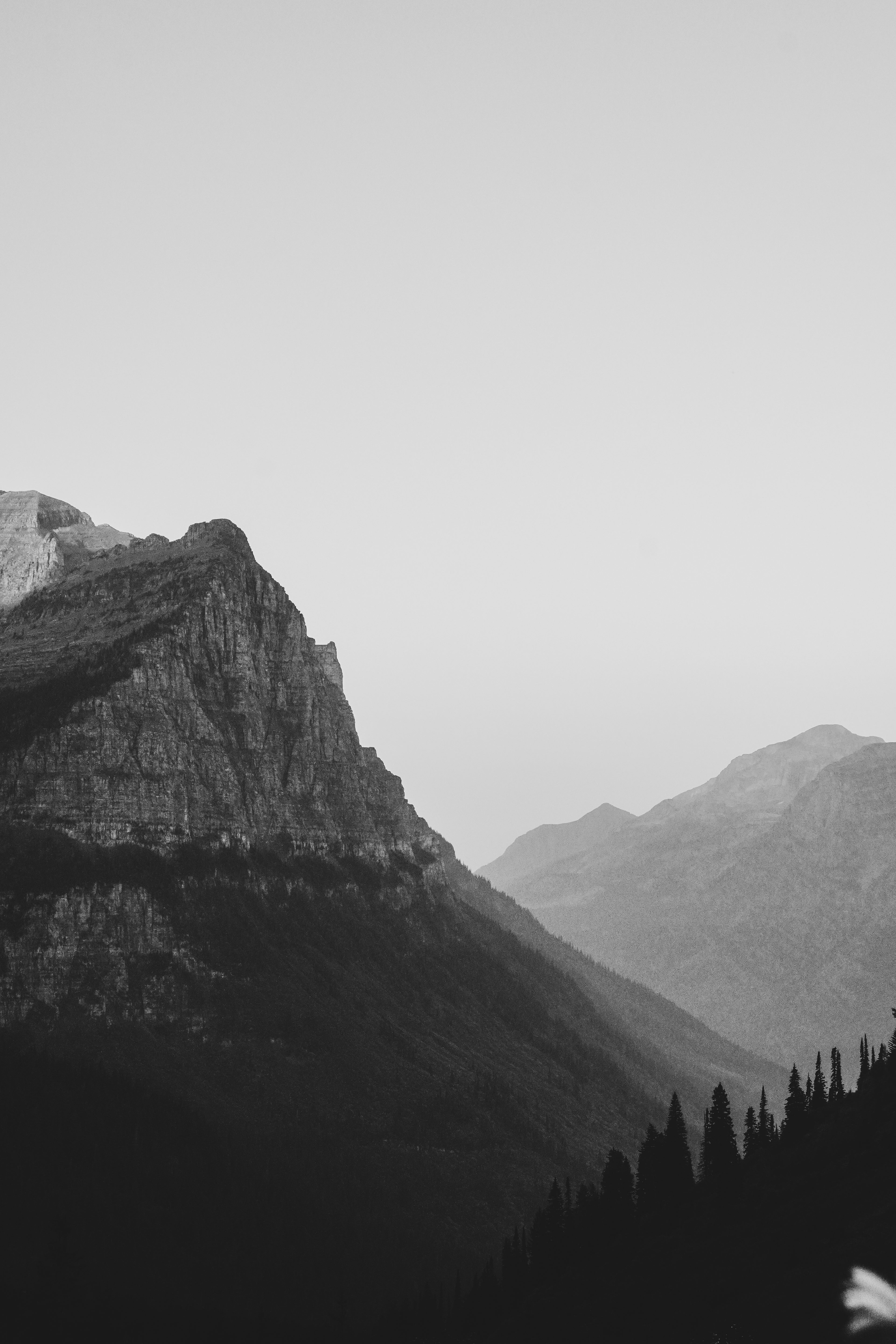 Glacier National Park BW